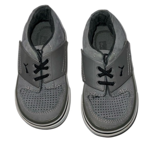 Puma Slip On Gray Toddler Sneakers Size 5 - Picture 3 of 5